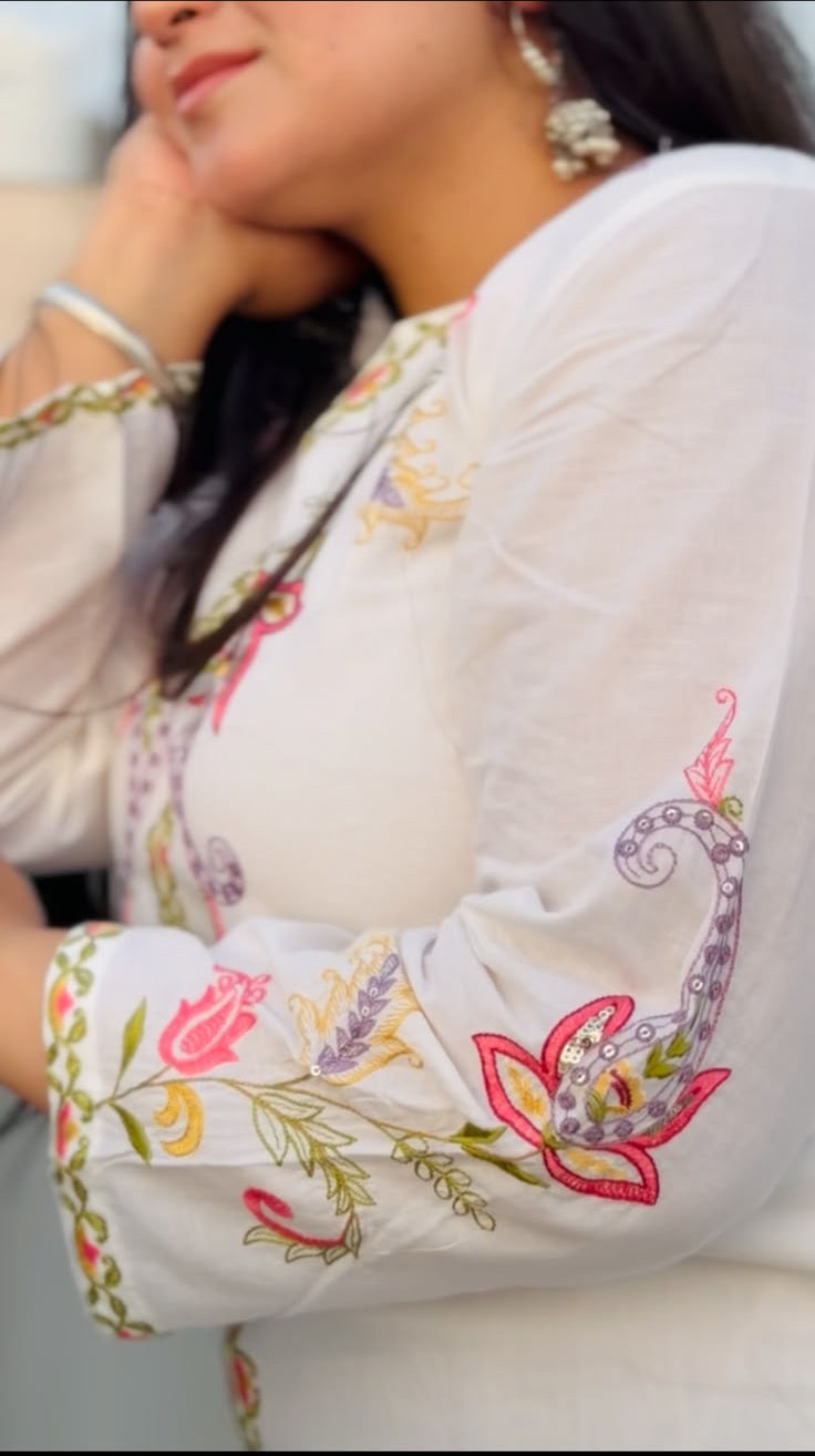Gulnaar Embroidered Co-ord Set