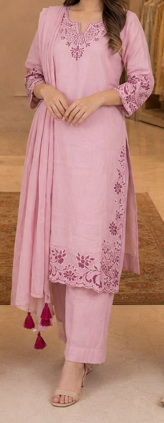 Noor Mal Chanderi Embroidery Set