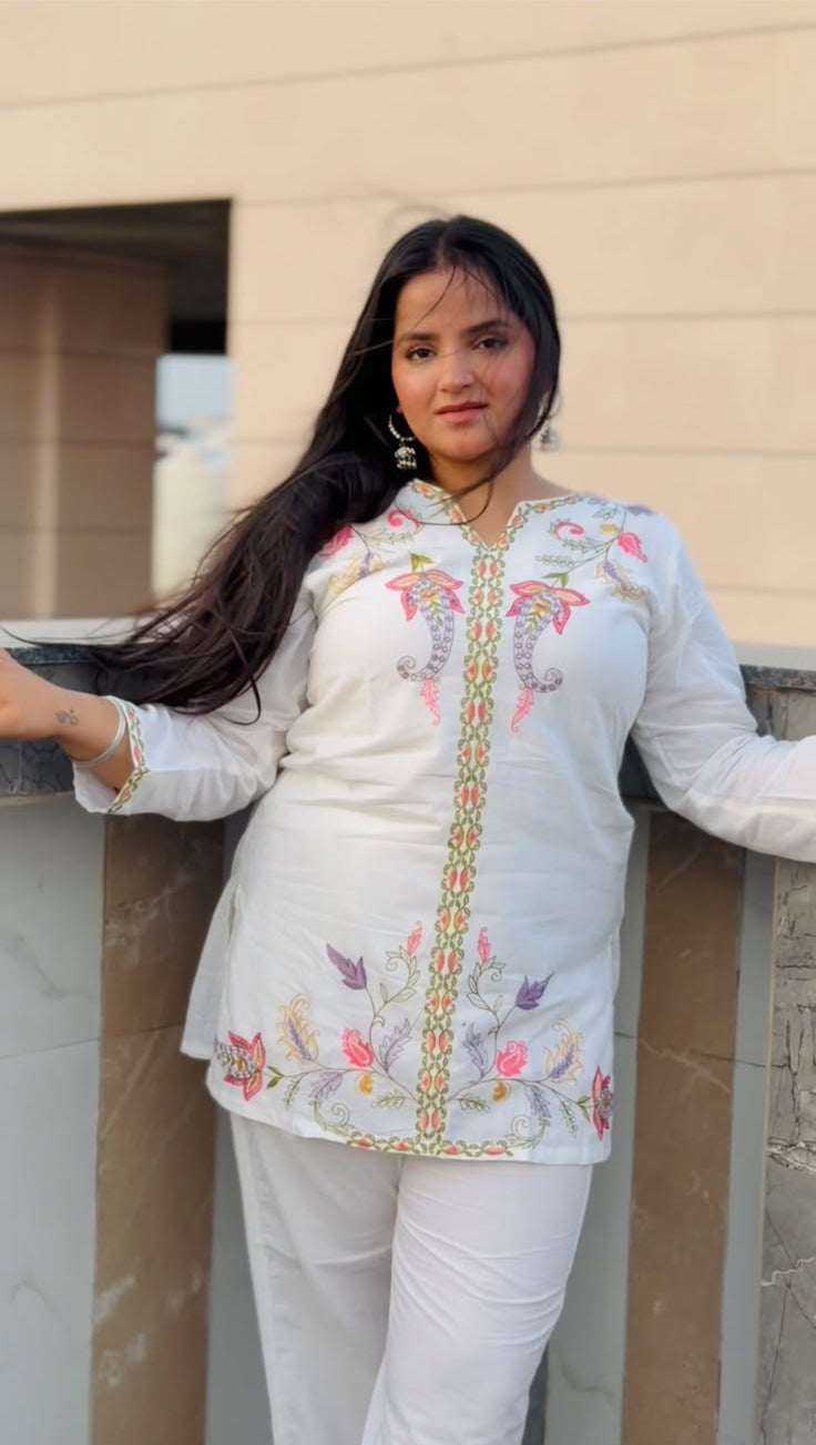 Gulnaar Embroidered Co-ord Set