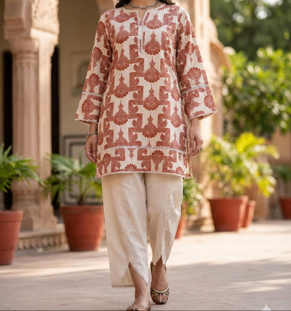 Rangmahal Khadi Co-ord set