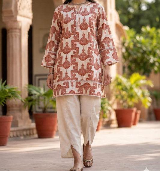 Rangmahal Khadi Co-ord set