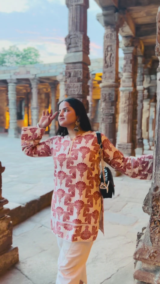 Rangmahal Khadi Co-ord set